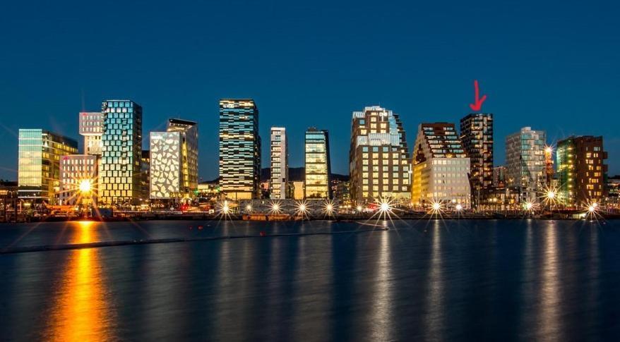 Eksklusiv Modern Barcode Oslo Exterior foto